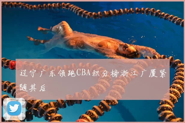 辽宁广东领跑CBA积分榜浙江广厦紧随其后